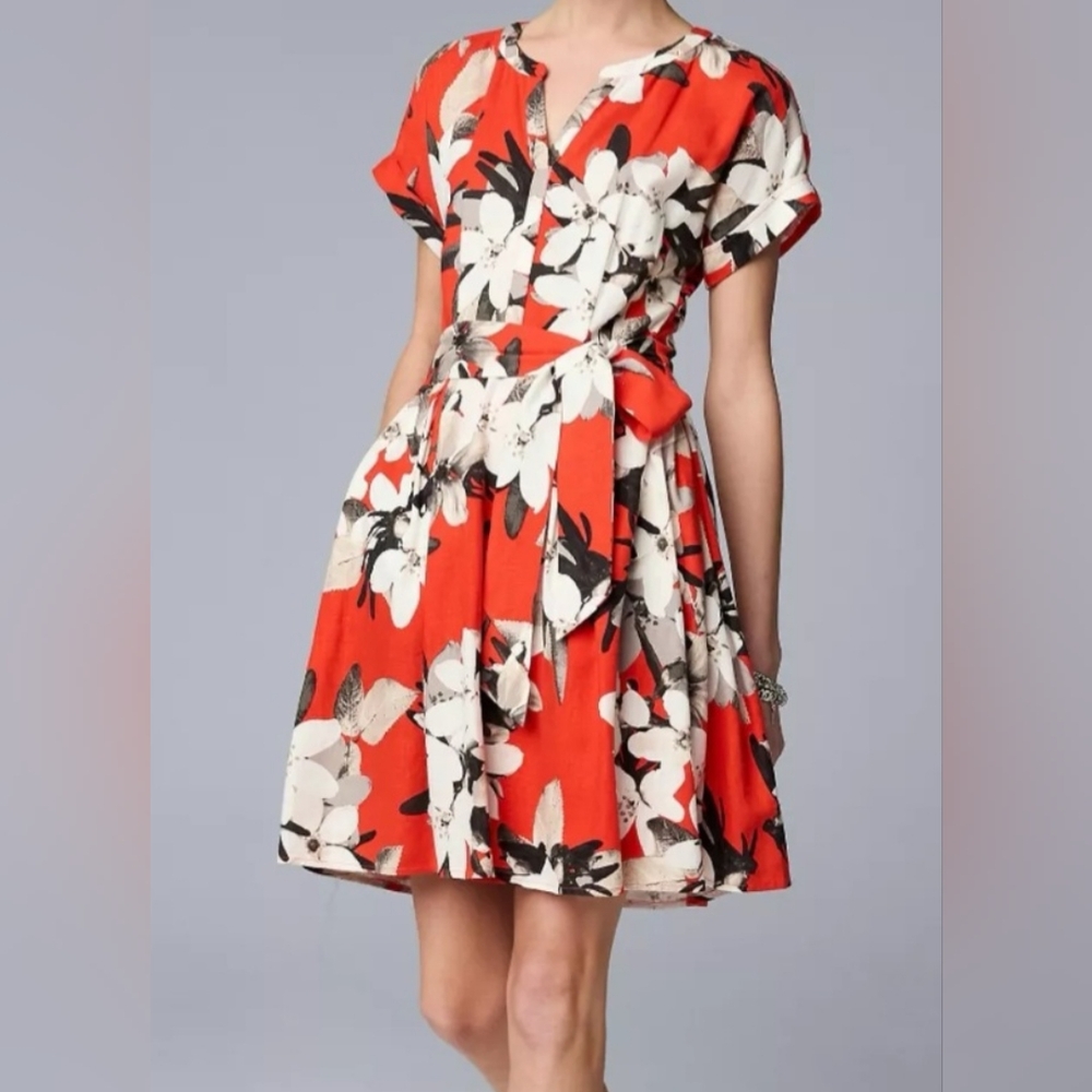 Simply Vera Vera Wang Floral Dress NWT Size XL ❤️